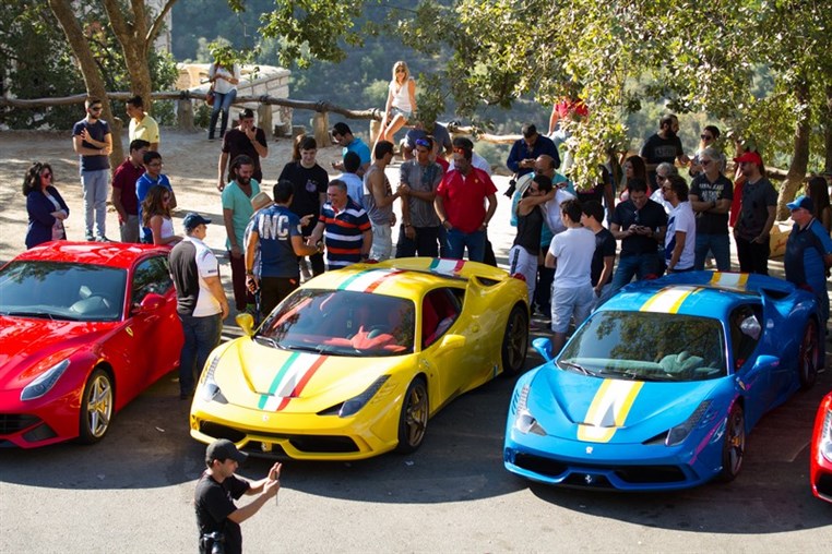 Ferrari Club Ride to Beiteddine